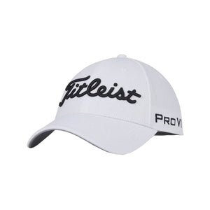 Titleist Golf Tour Elite Hat White/Black Extra Large/XXL-Golf Tech