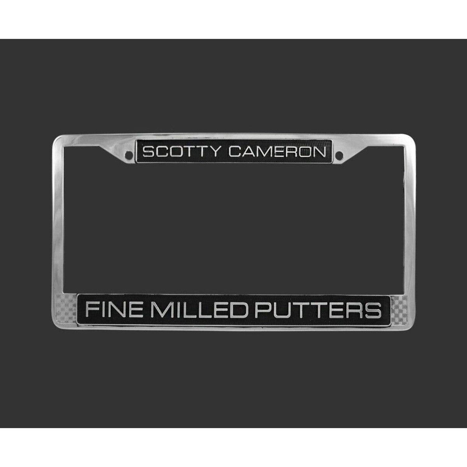 Scotty Cameron 'Fine Milled Putters' License Plate Frame