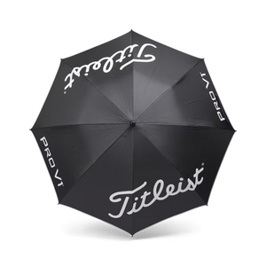 Titleist Tour Lightweight UV Umbrella Canopy Black & White 66"