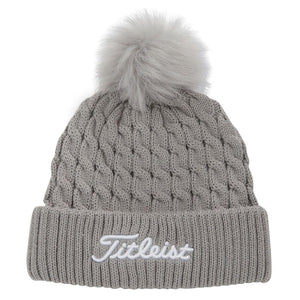 Titleist Golf Cable Knit Pom Pom Beanie-Golf Tech