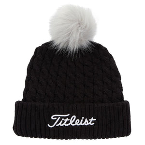 Titleist Golf Cable Knit Pom Pom Beanie-Golf Tech