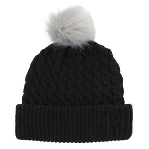 Titleist Golf Cable Knit Pom Pom Beanie-Golf Tech