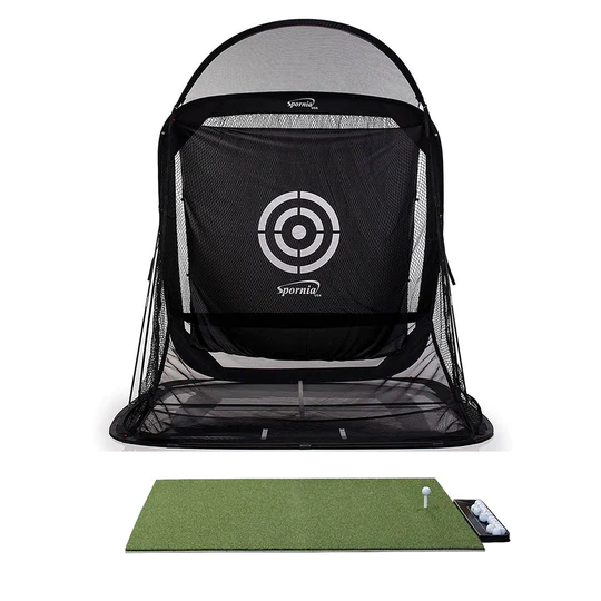 Spornia Dura-Pro Premium Residential Golf Mat Bundle - Golf Tech